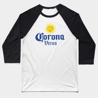 Corona Virus Beer Baseball T-Shirt